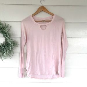 CALIA: long sleeve pink shirt